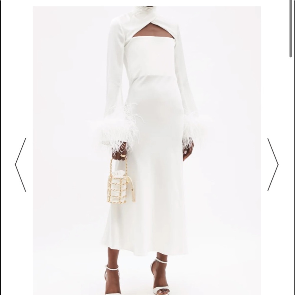 16arlington Silk Midi Dress